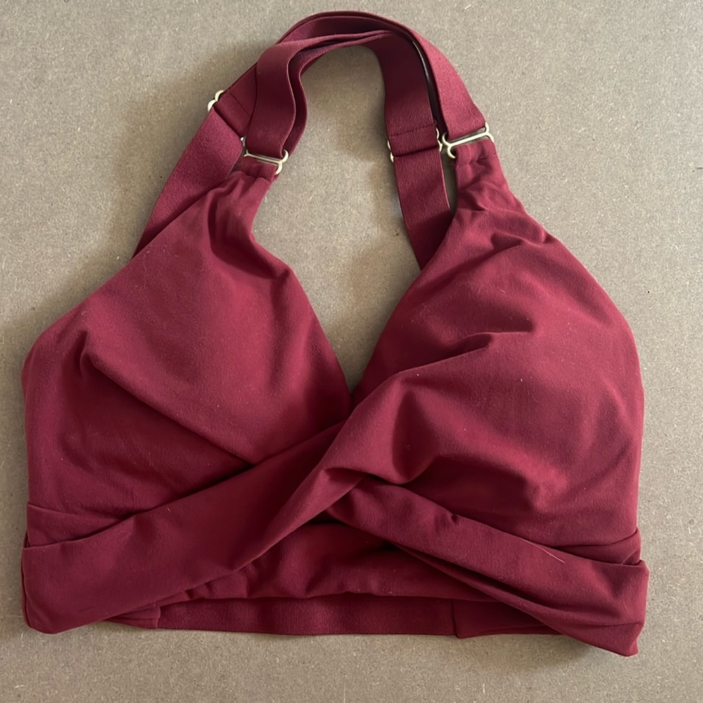 BuffBunny Burgundy Sports Bra